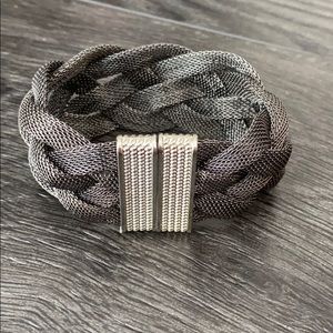 Metal mesh bracelet